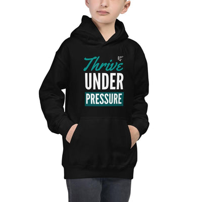 jiu jitsu gear BJJ apparel Thrive Under Pressure ~ Kids Hoodie