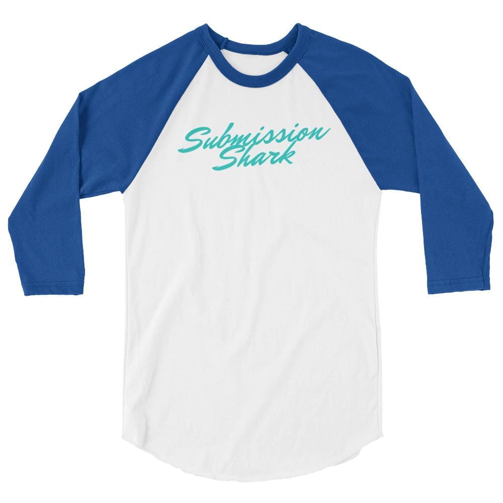 jiu jitsu gear BJJ apparel Turquoise Love ~ 3/4 sleeve raglan shirt
