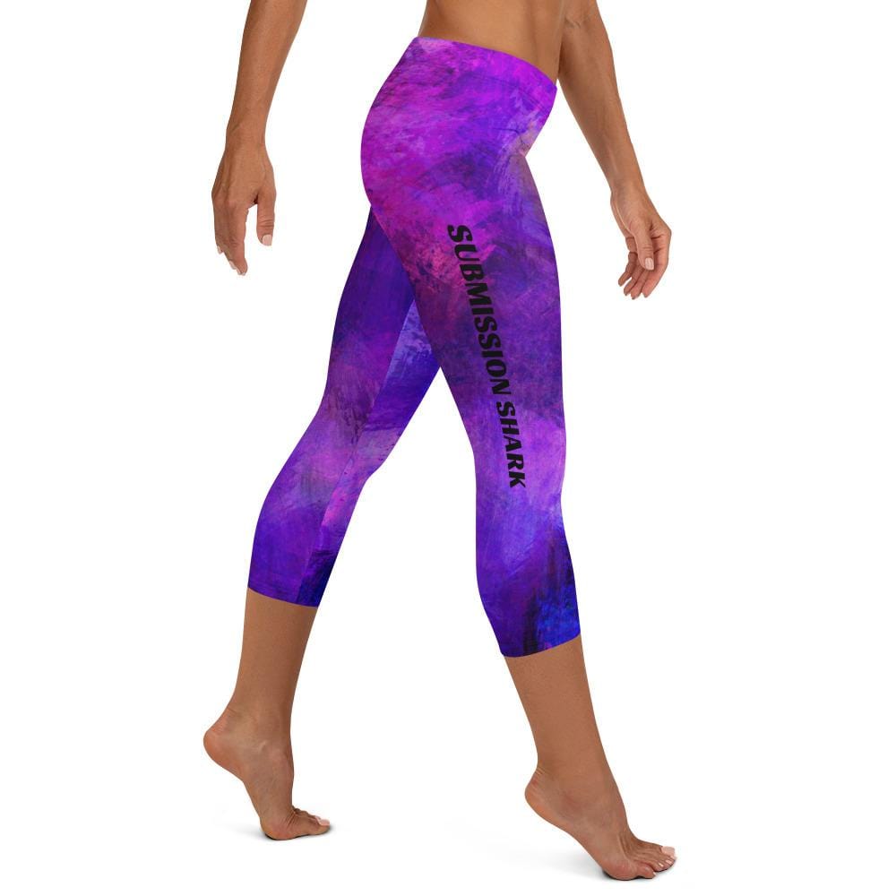 jiu jitsu gear BJJ apparel Violet Psionic ~ Capri Leggings *