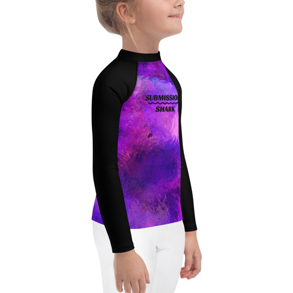 jiu jitsu gear BJJ apparel Violet Psionic ~ Kids Rash Guard *