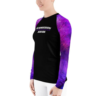 jiu jitsu gear BJJ apparel Violet Psionic ~ Women's Rash Guard *