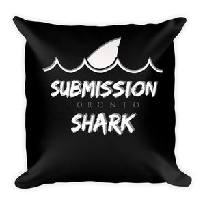 jiu jitsu gear BJJ apparel Wavy Black Square Pillow