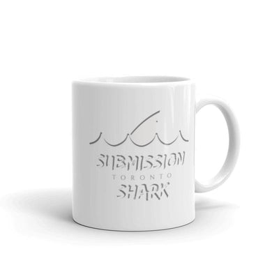 jiu jitsu gear BJJ apparel Wavy White Mug | Submission Shark