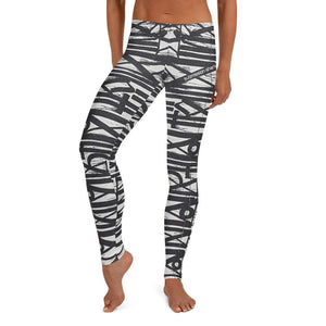 jiu jitsu gear BJJ apparel White Noise ~ Full Guard Leggings