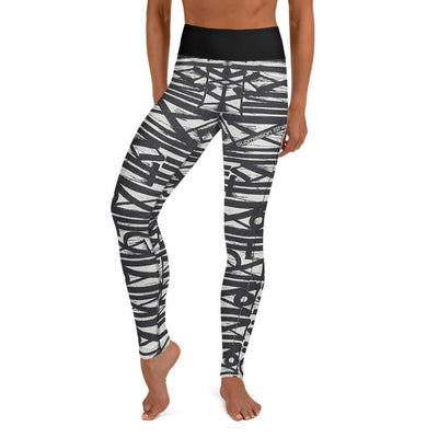 jiu jitsu gear BJJ apparel White Noise ~ High-Waist Leggings