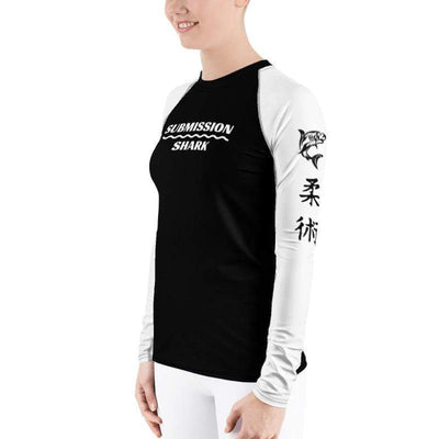 jiu jitsu gear BJJ apparel White SS Premium Standard ~ Women's Rash Guard