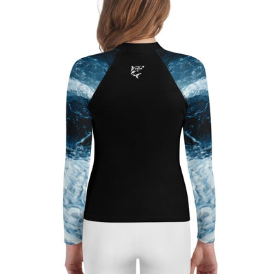 jiu jitsu gear BJJ apparel Wild Tides ~ Youth Rash Guard