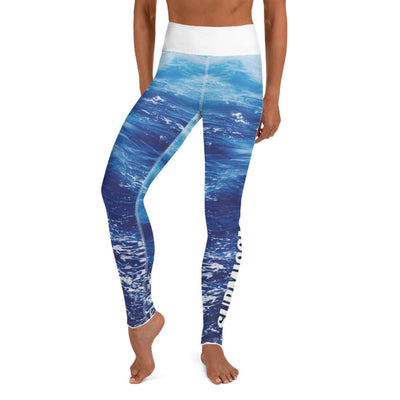 jiu jitsu gear BJJ apparel Wonderful Waves ~ High-Waist Leggings *