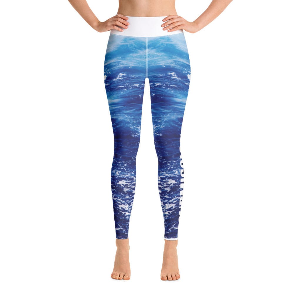 jiu jitsu gear BJJ apparel Wonderful Waves ~ High-Waist Leggings *