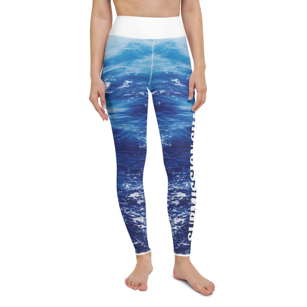 jiu jitsu gear BJJ apparel Wonderful Waves ~ High-Waist Leggings *