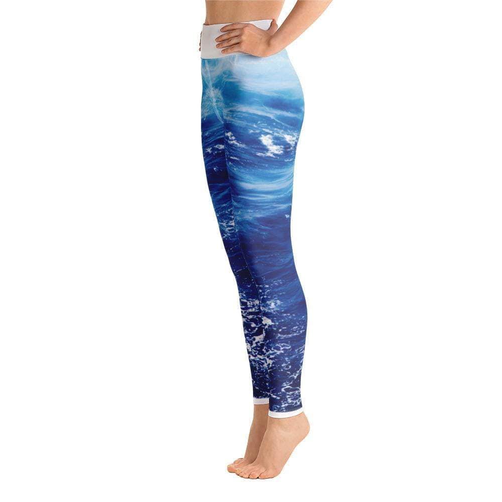 jiu jitsu gear BJJ apparel Wonderful Waves ~ High-Waist Leggings *