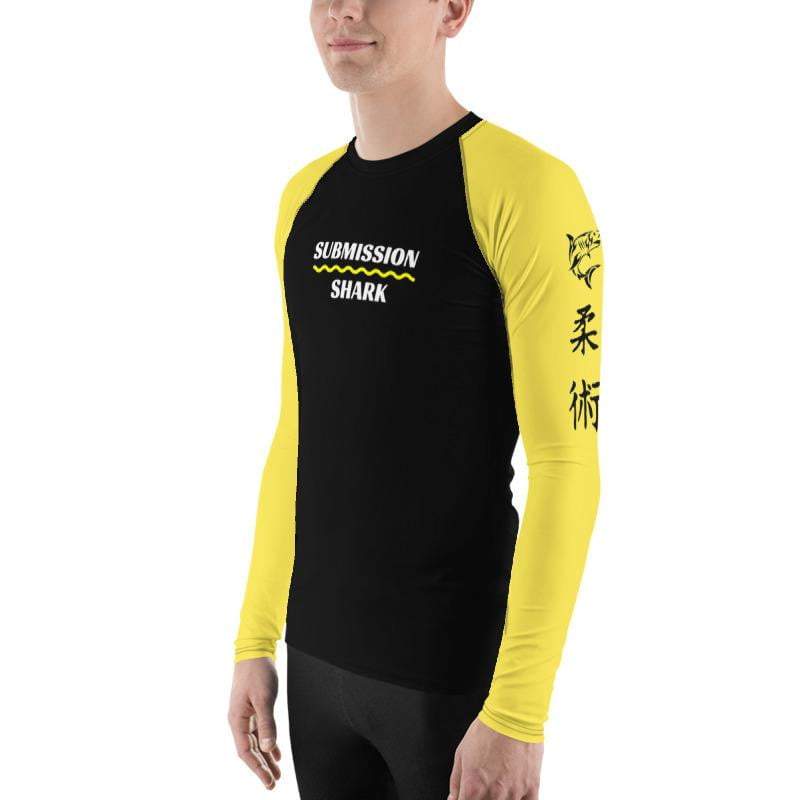 jiu jitsu gear BJJ apparel Yellow SS Premium Standard ~ Men's BJJ Rash Guard