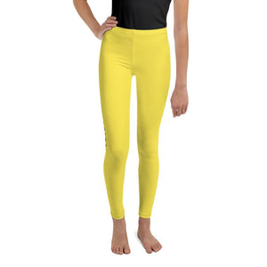 jiu jitsu gear BJJ apparel Yellow SS Premium Standard ~ Youth Leggings