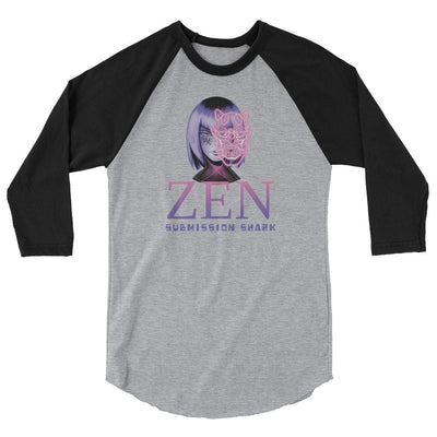jiu jitsu gear BJJ apparel ZEN ~ 3/4 sleeve raglan shirt