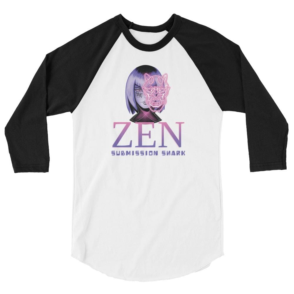 jiu jitsu gear BJJ apparel ZEN ~ 3/4 sleeve raglan shirt